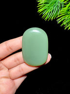 和田玉沙枣青无事牌（26.5g）