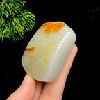 和田玉籽料无事牌（68.2g）