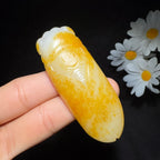 和田玉籽料挂件一鸣惊人（38.5g）