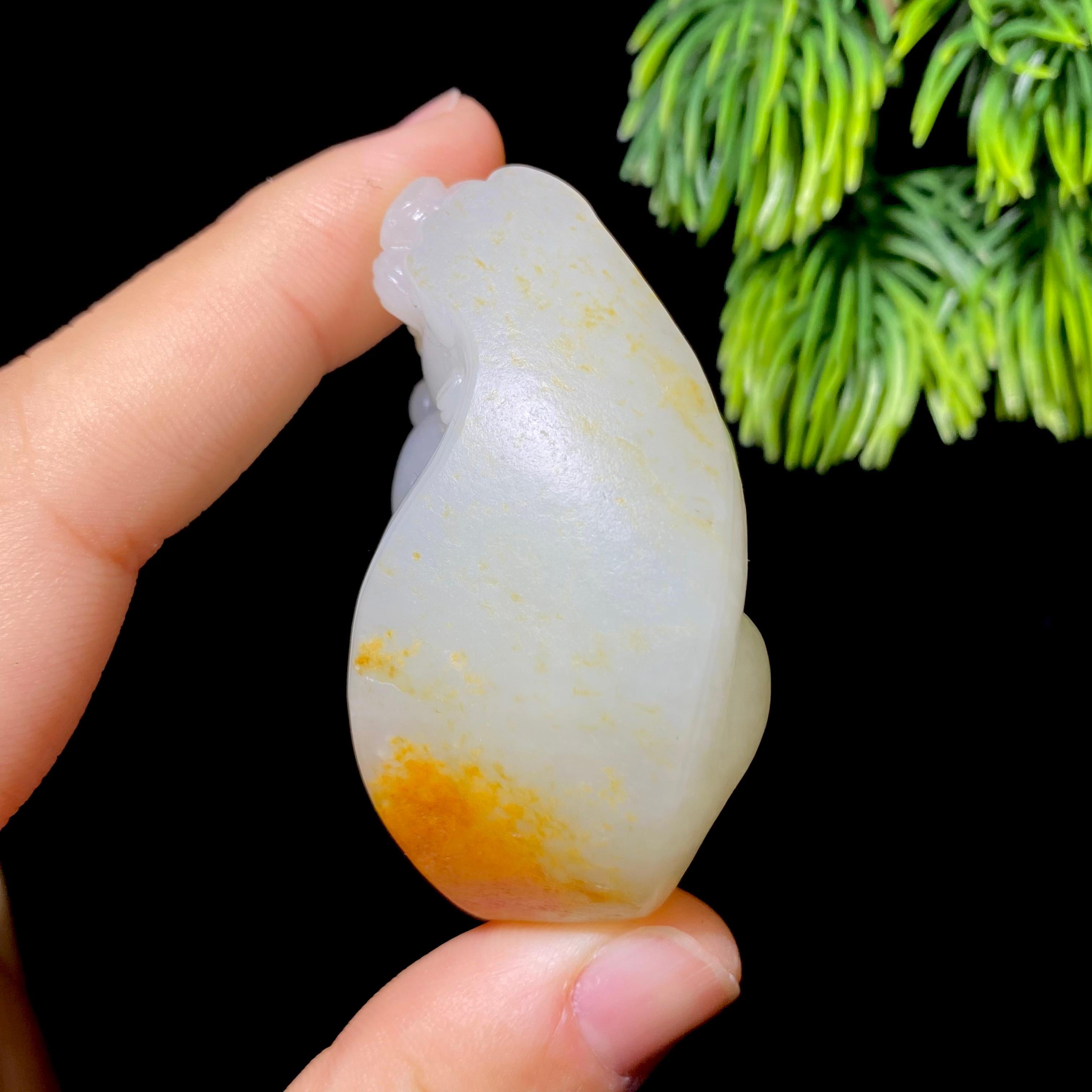 和田玉籽料貔貅（60.7g）