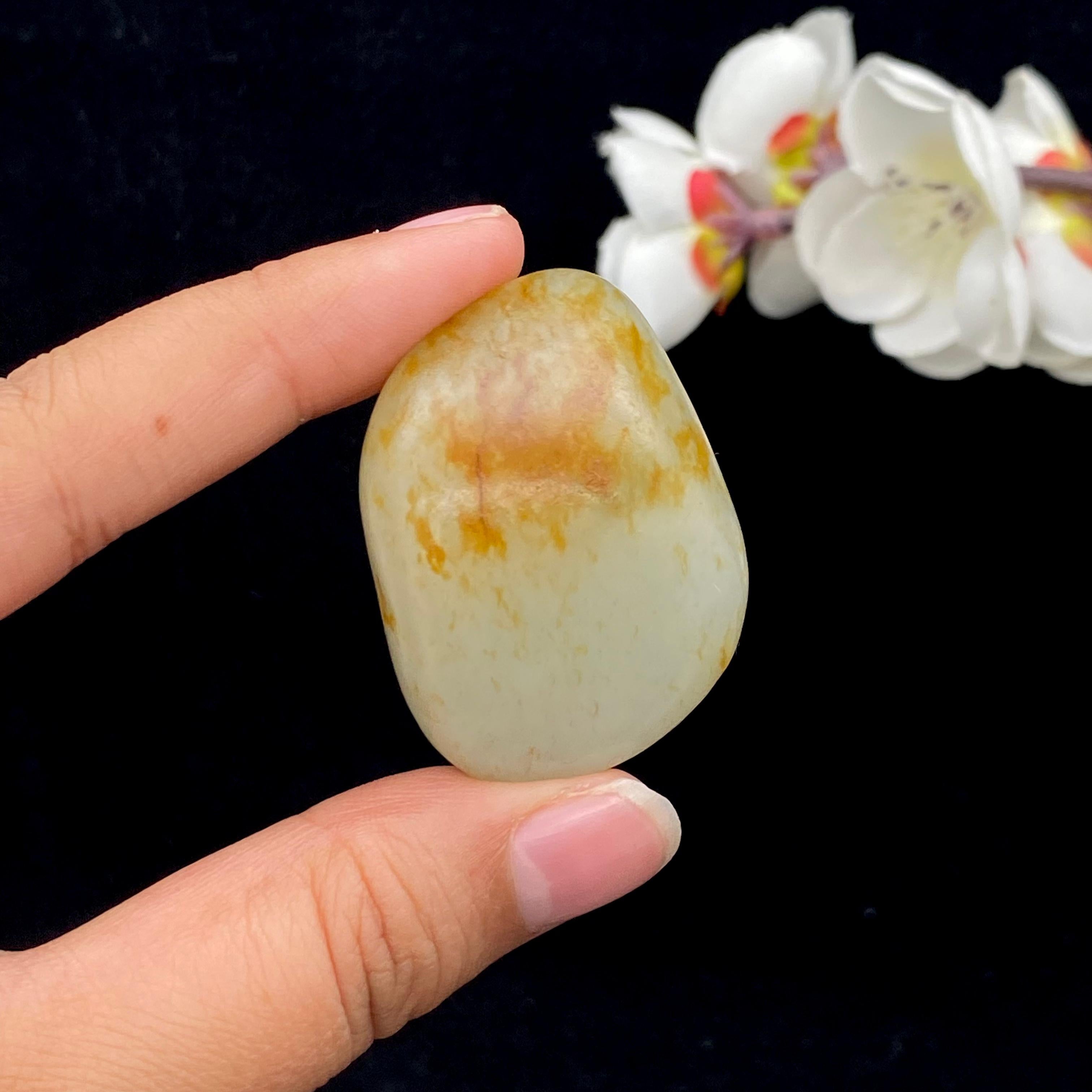 和田玉洒金皮籽料挂件（43.4g）