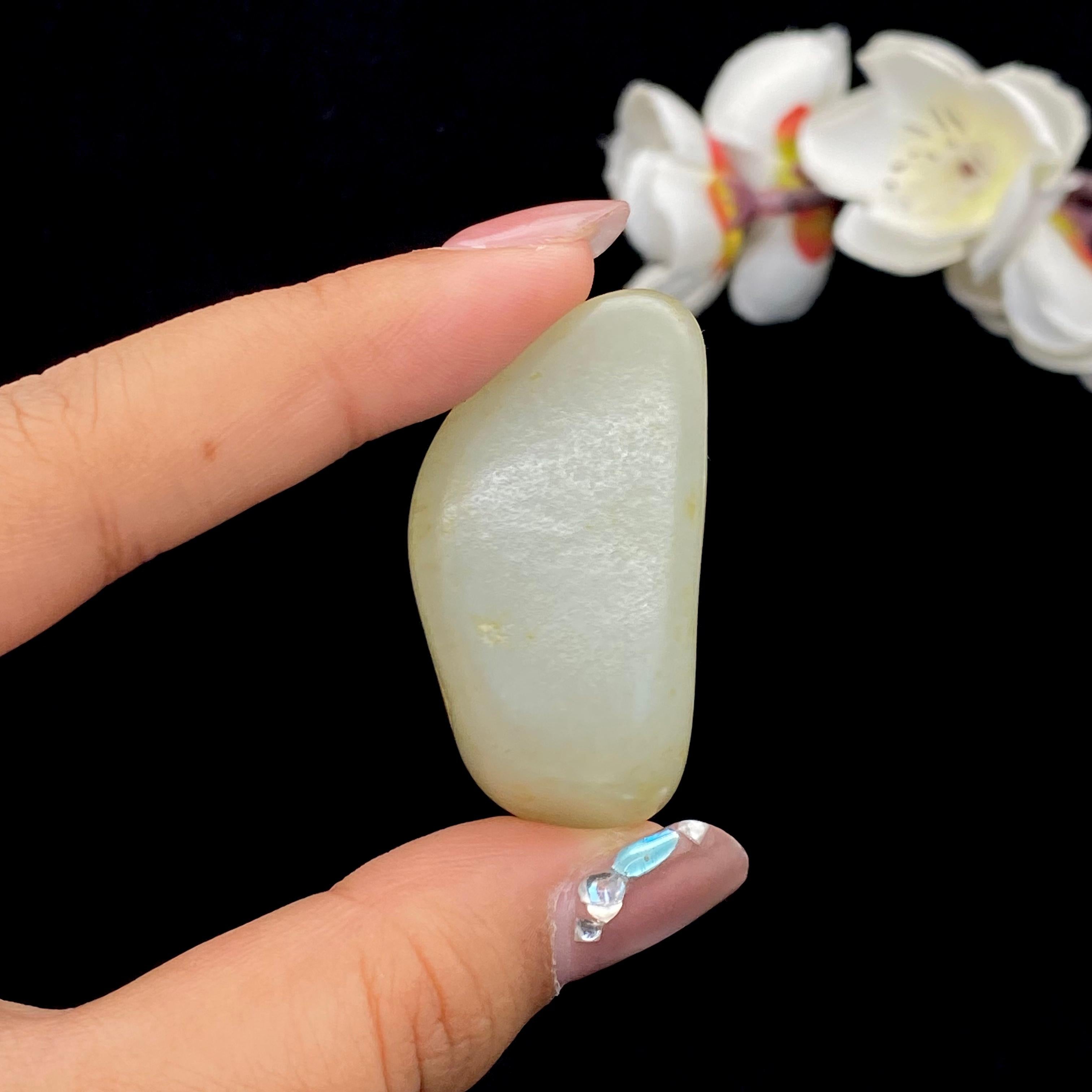 和田玉洒金皮籽料挂件（28.7g）