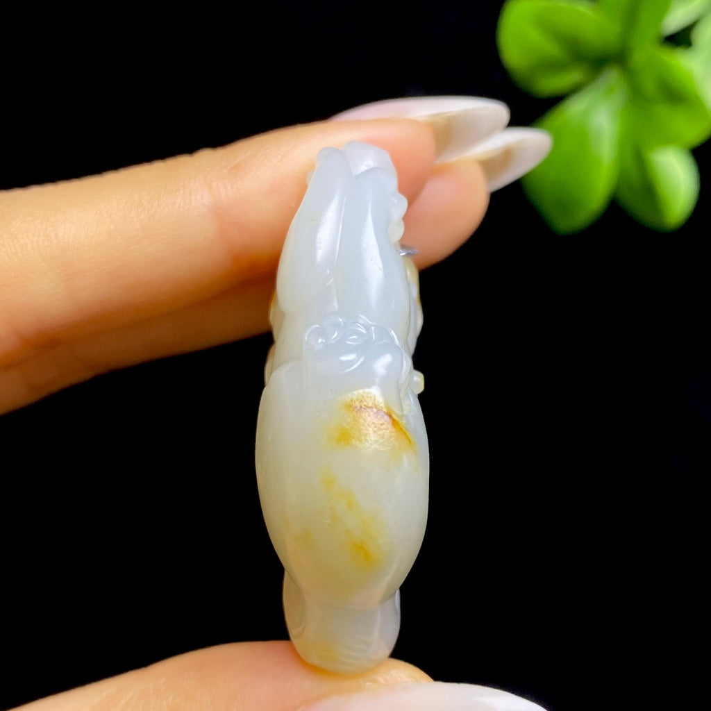 和田玉籽料貔貅HZ2606073055（19.9g）