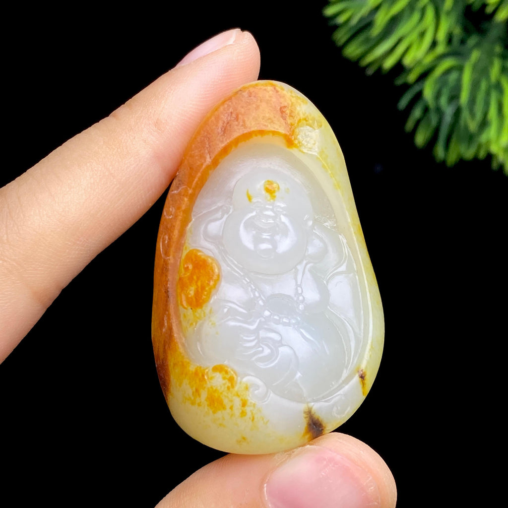 和田玉籽料佛公（38.5g）