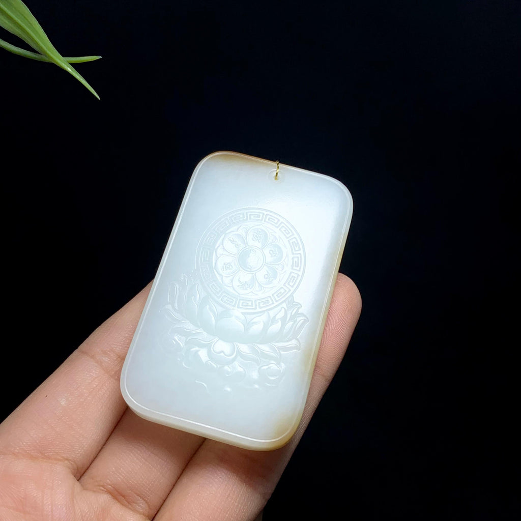 新疆糖白玉观音牌（49.9g）