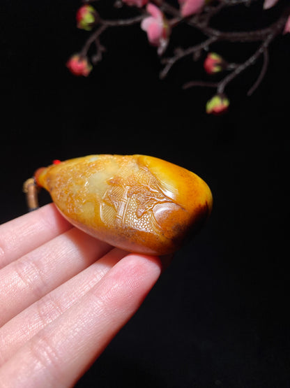 和田玉籽料山子（95.8g）