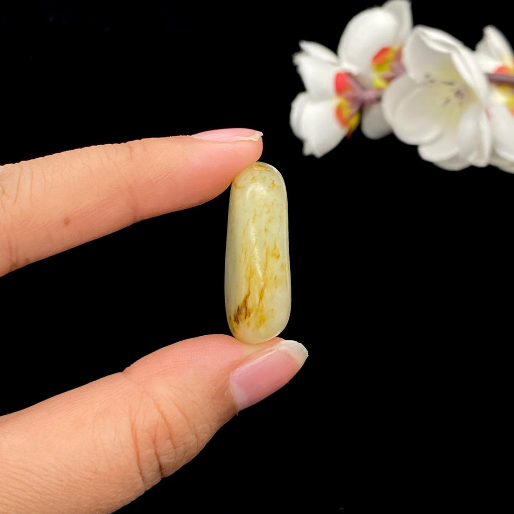 和田玉洒金皮籽料吊坠籽（13.9g）