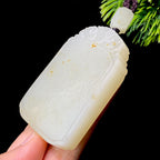 和田玉籽料无事牌（85.0g）