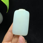 和田山料糖白玉无事牌挂件（40.0g）