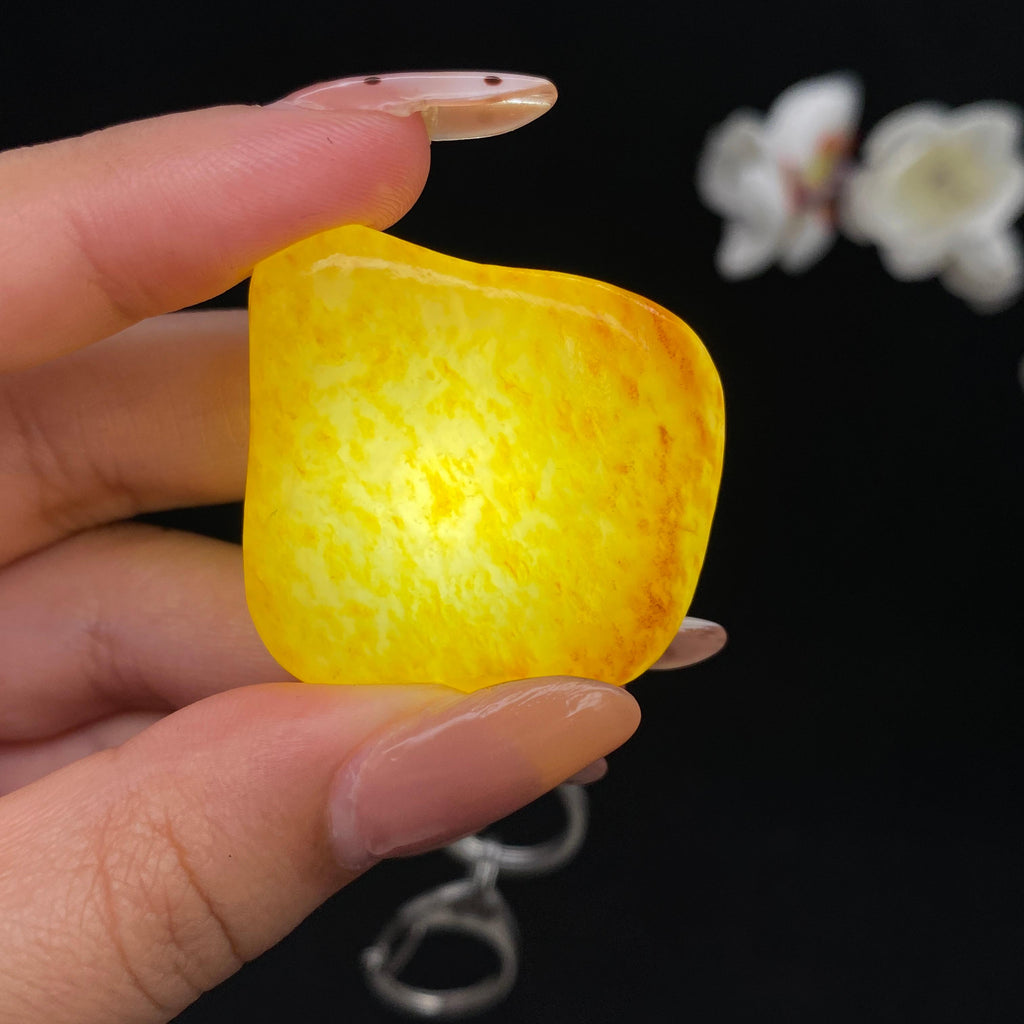 和田玉洒金皮籽料挂件（25.2g）