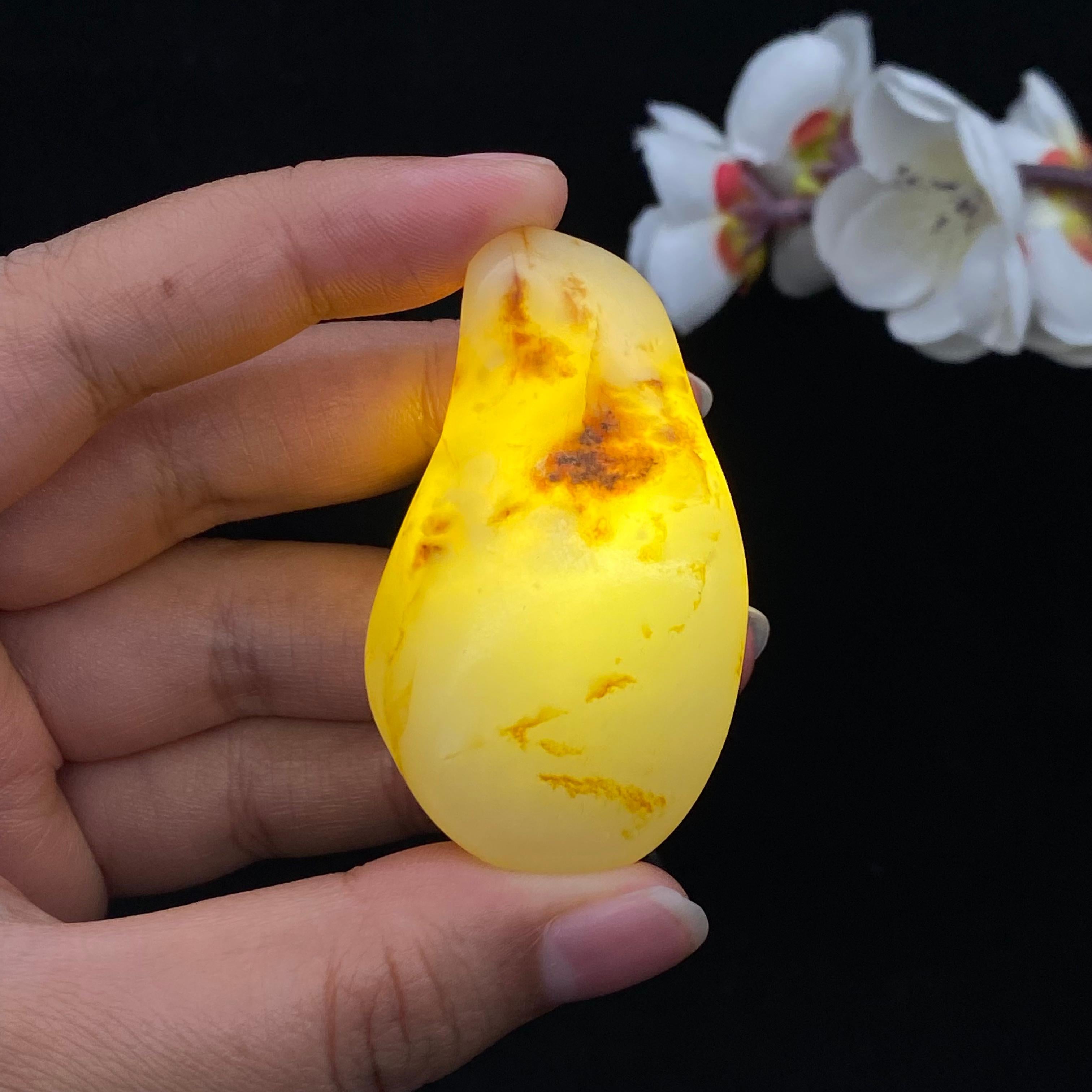 和田玉洒金皮籽料挂件（39.6g）