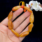和田玉黄沁皮籽料【精品手串】（43.4g）