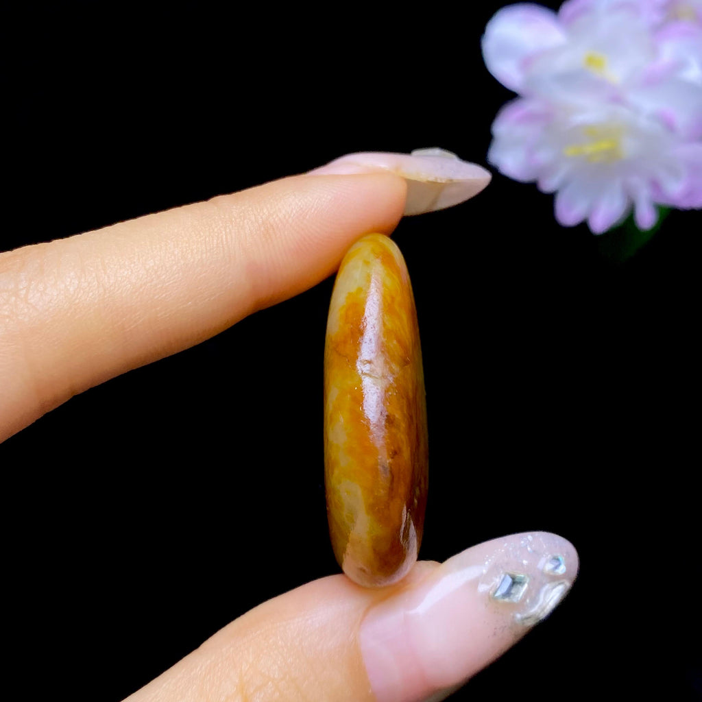 和田玉洒金皮白肉籽料挂件（19.8g）