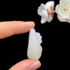 和田玉白玉籽料【佛公】挂件（22.4g）