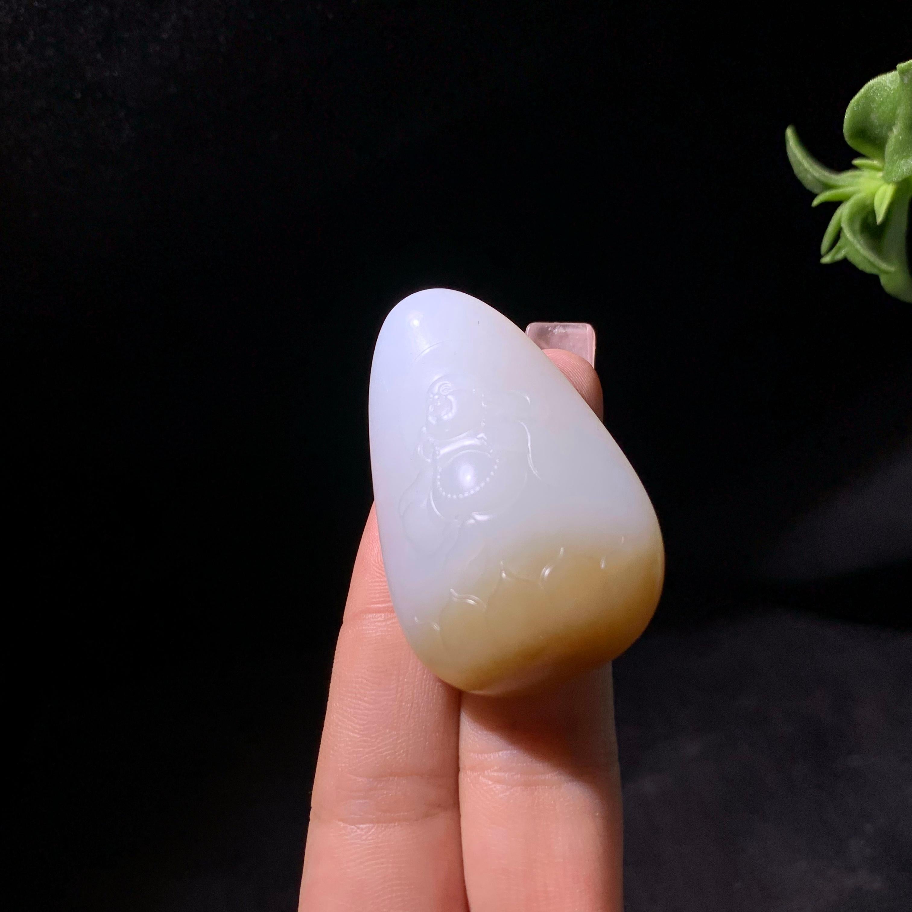 新疆且末糖白玉佛公（29.3g）