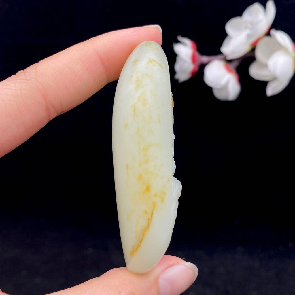 和田玉籽料【文殊菩萨】（70g）