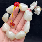 和田玉白玉籽料【精品手串】（102.2g）