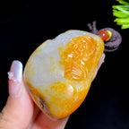 和田玉籽料钟馗（56.3g）