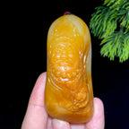 和田玉籽料武财神（111.4g）