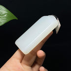 收藏级和田羊脂白玉无事牌（104.5g）