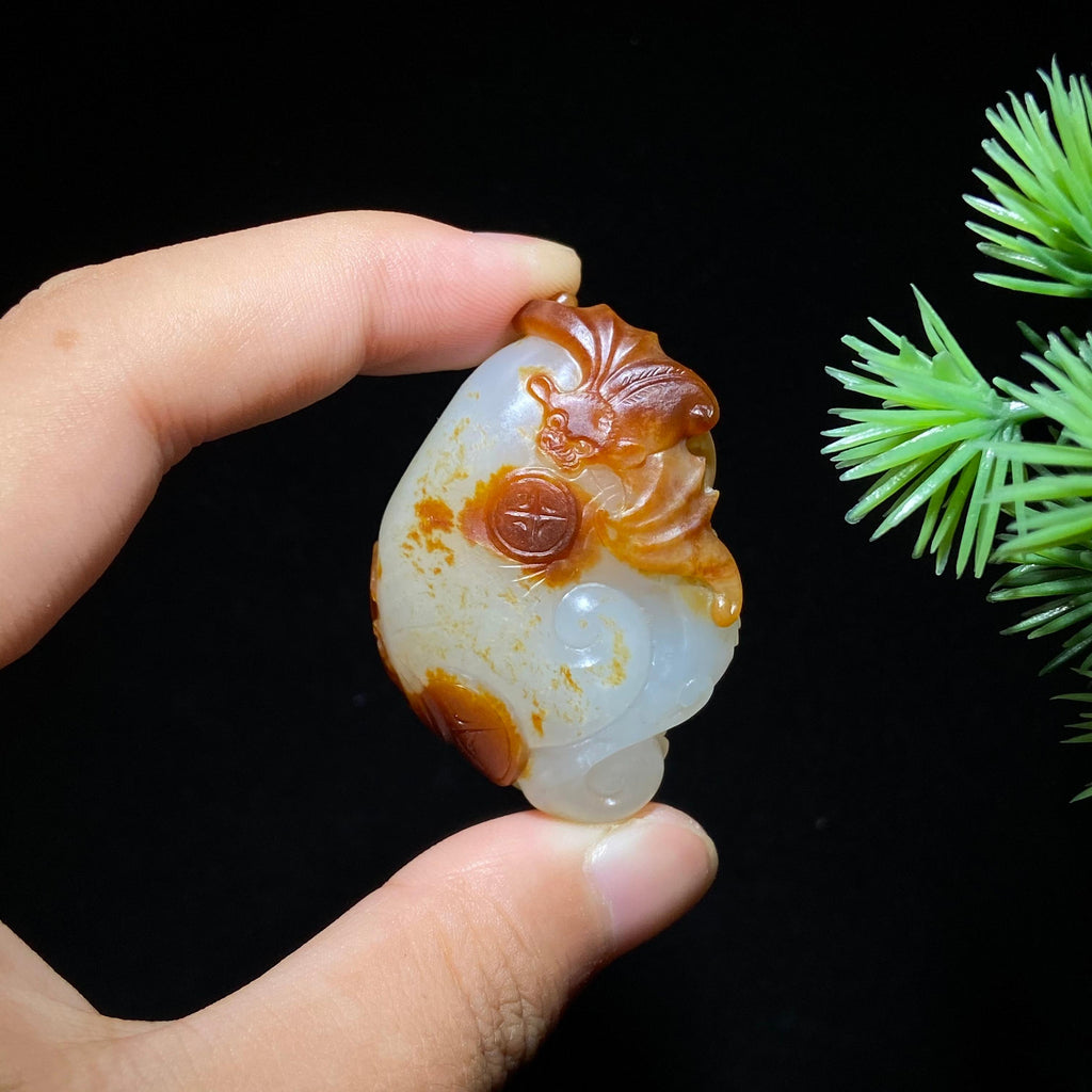 和田玉籽料如意（27.9g）