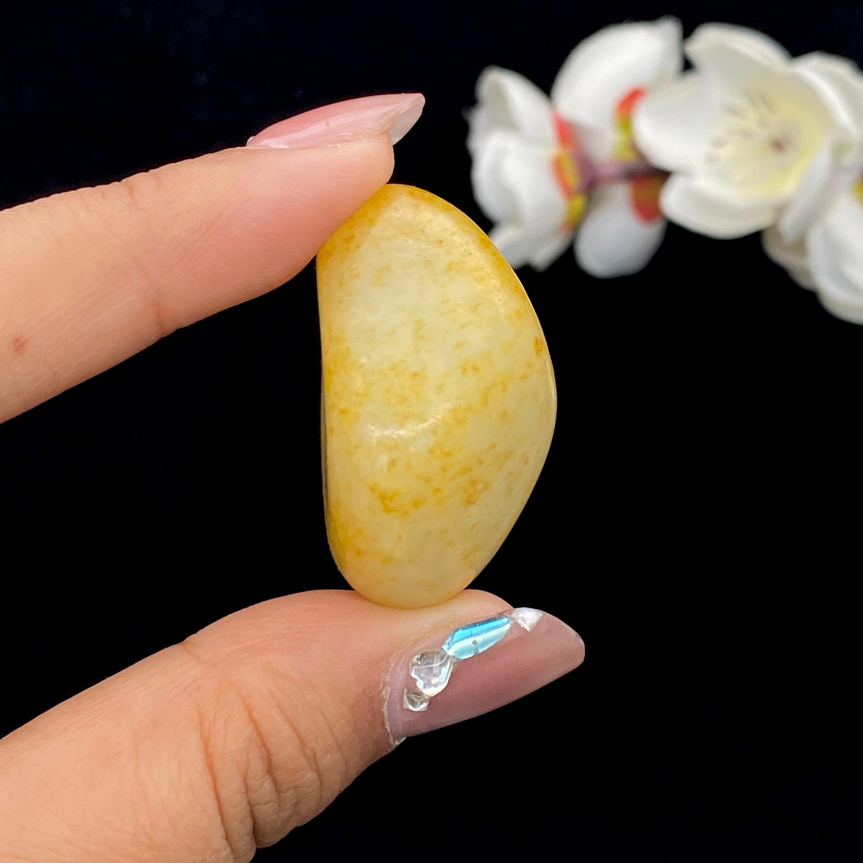 和田玉洒金皮籽料挂件（33.3g）