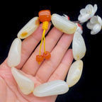 和田玉洒金皮籽料【精品手串】（67.7g）