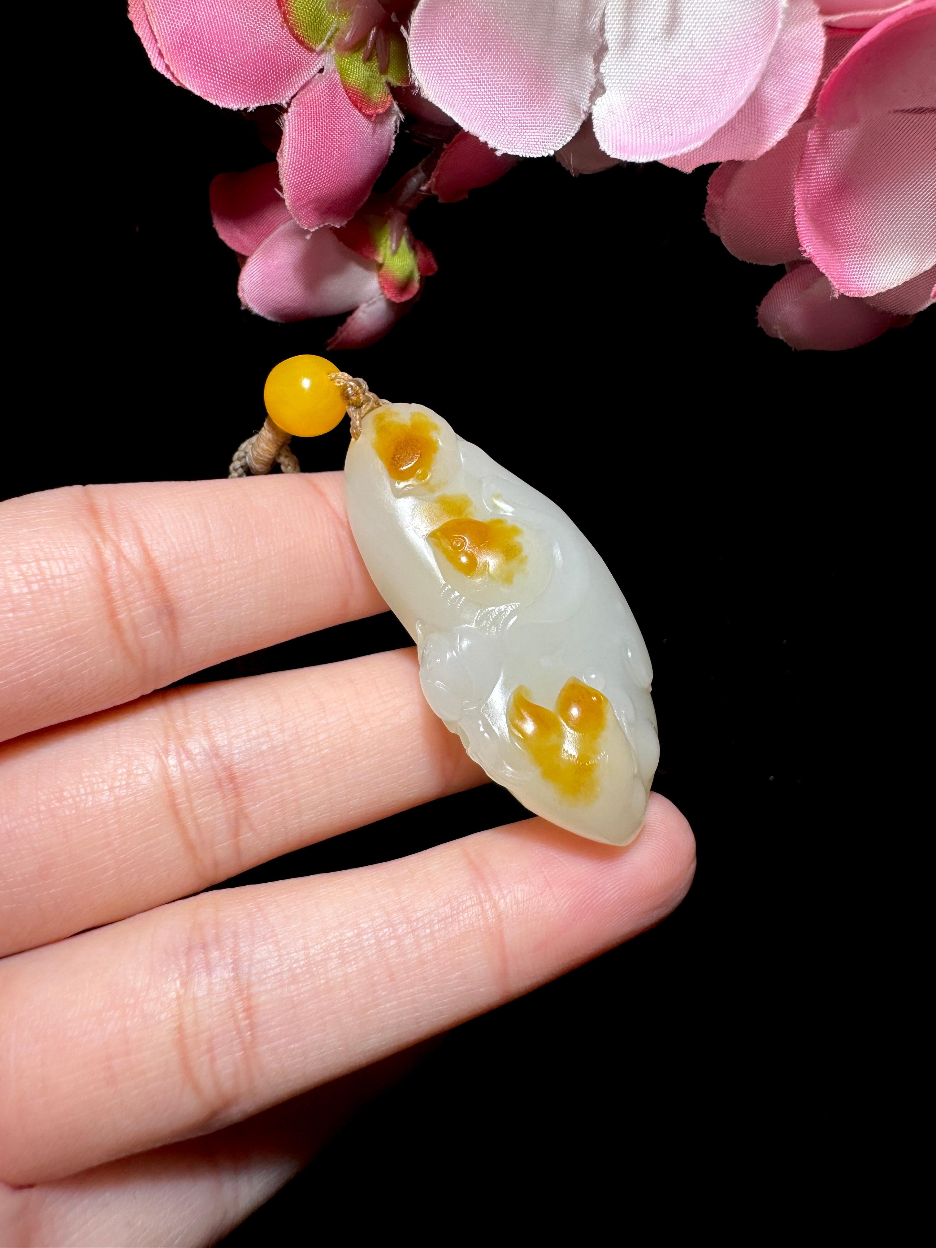 和田玉籽料白玉喜上眉梢（25.4g）