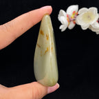 和田玉洒金皮籽料手把件（99.2g）