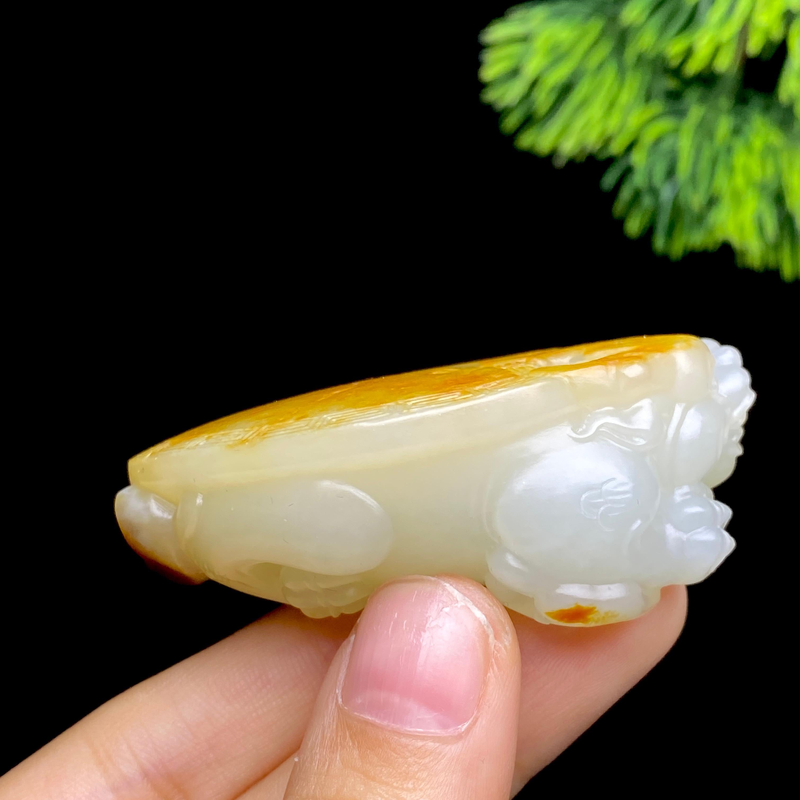 和田玉籽料龙龟（73.9g）