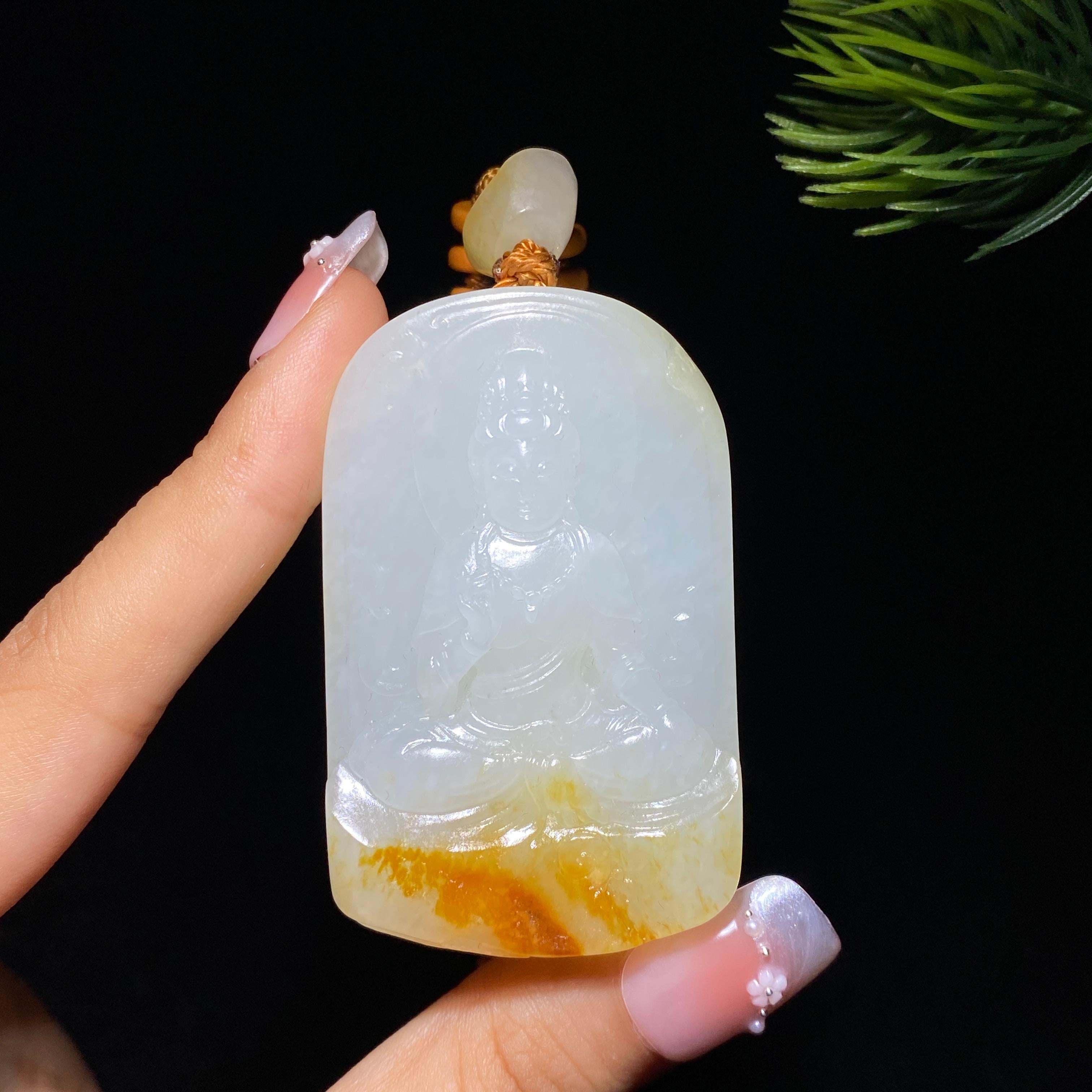 和田玉籽料观音（72.6g）