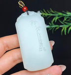 和田白玉步步高升平安无事牌（77.5g）