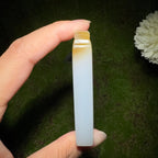 和田玉糖白平安无事牌（66.9g）