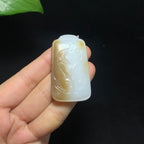 高品质新疆且末羊脂糖白玉连年有余（29.8g）