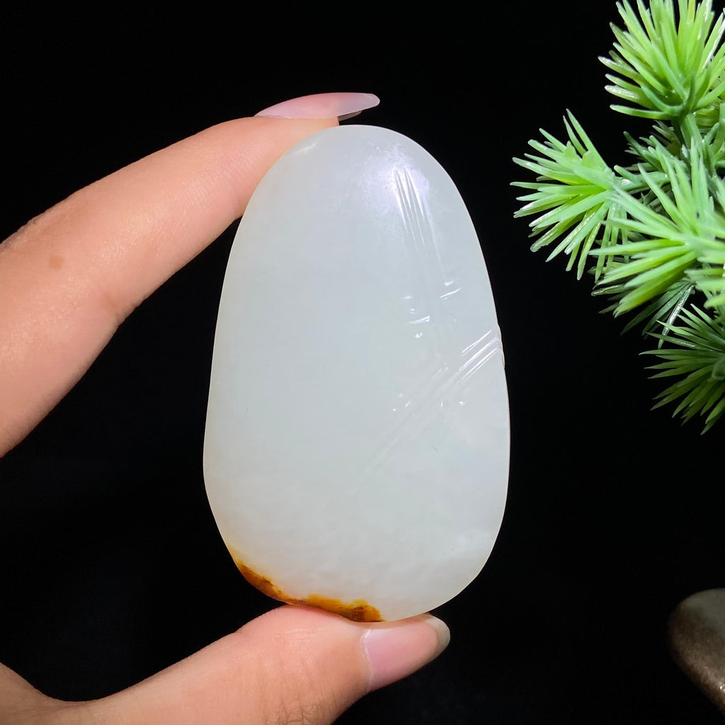 和田玉籽料观音（58.9g）