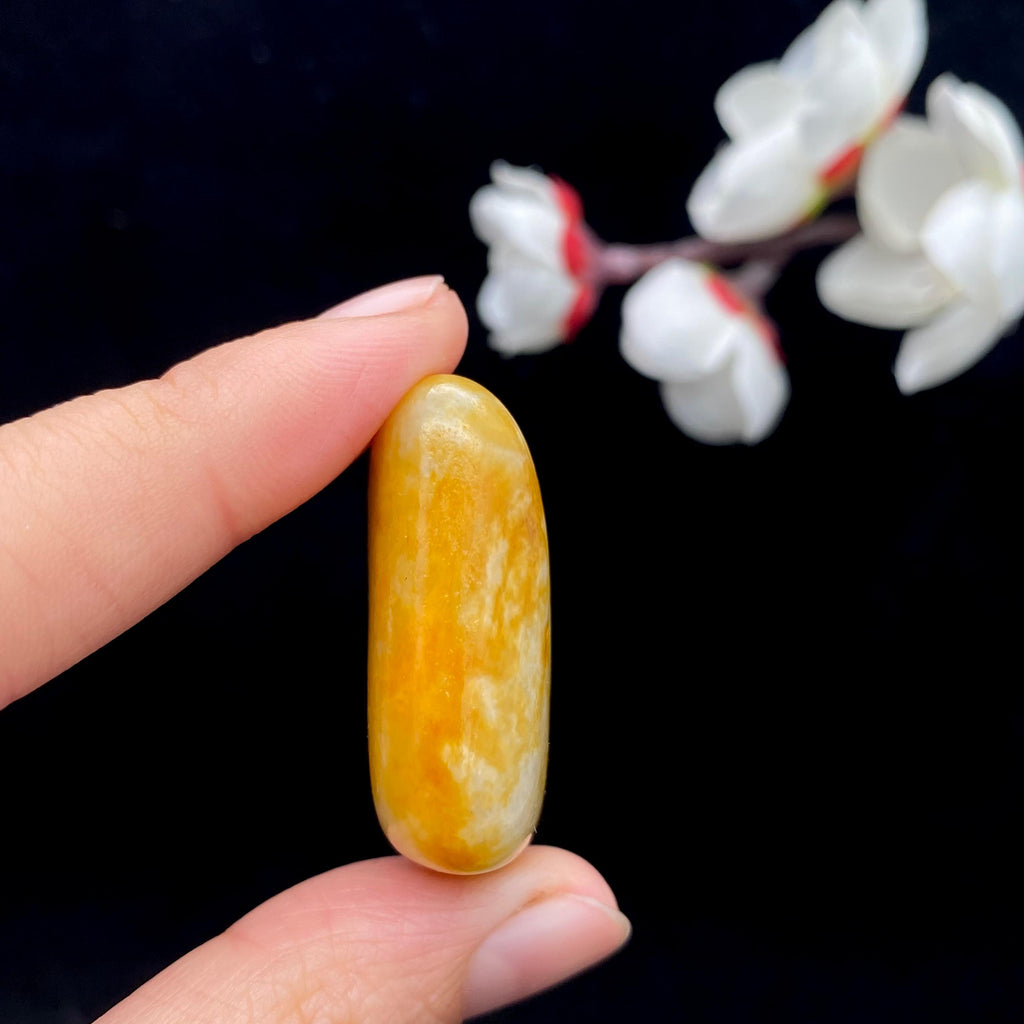 和田玉聚黄皮籽料原石（19.5g）