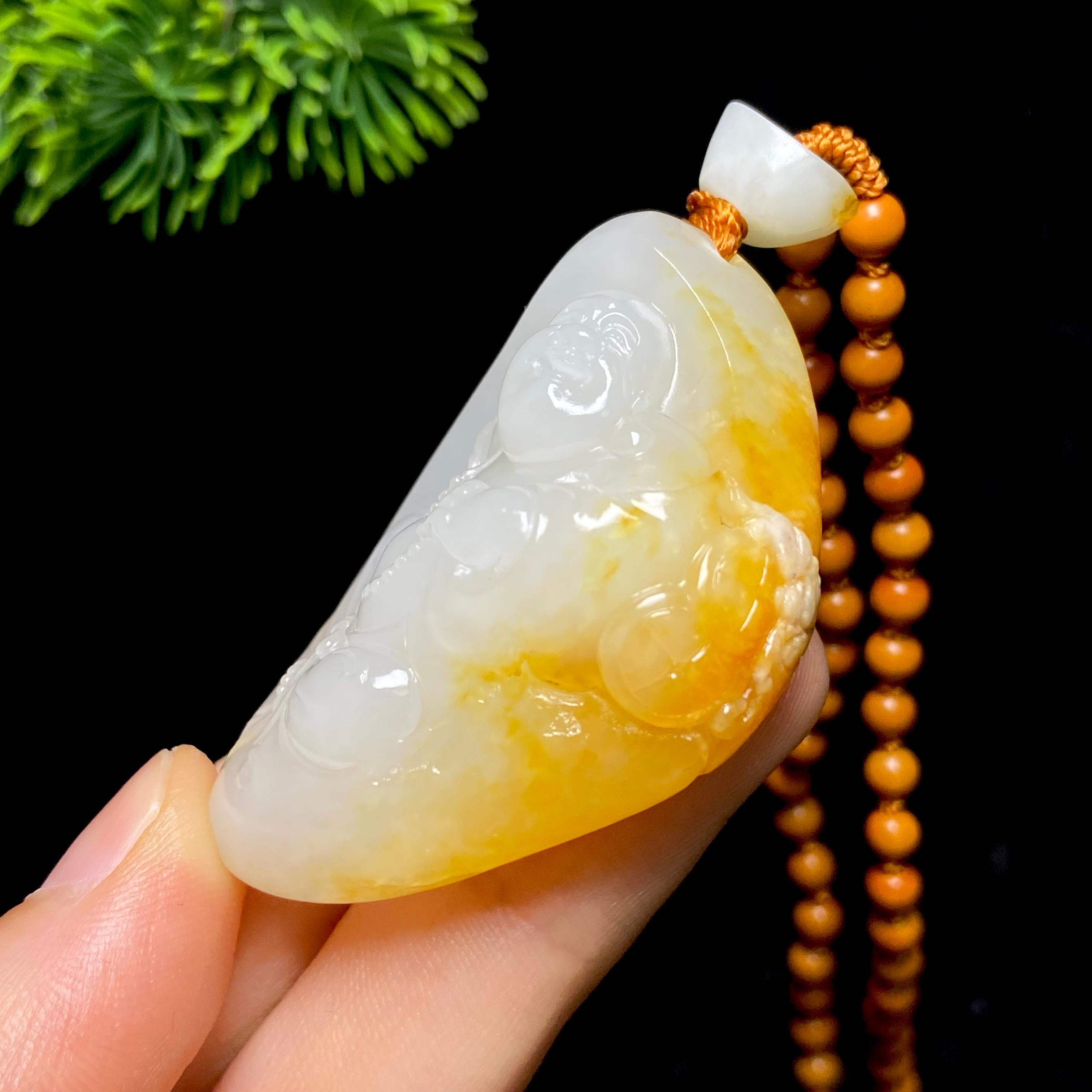 和田玉籽料佛公（47.3g）