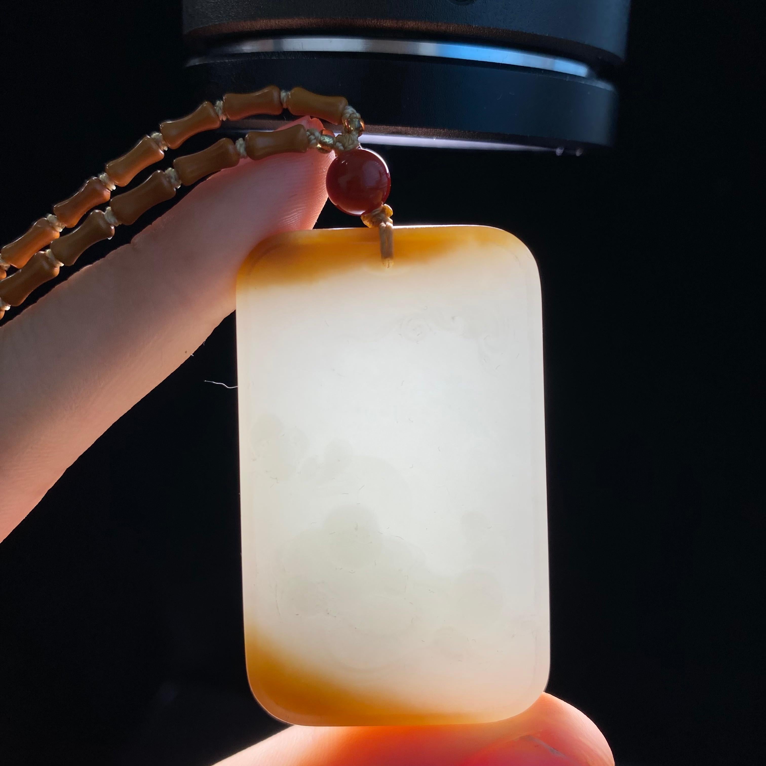 和田玉糖白佛公（29.3g）