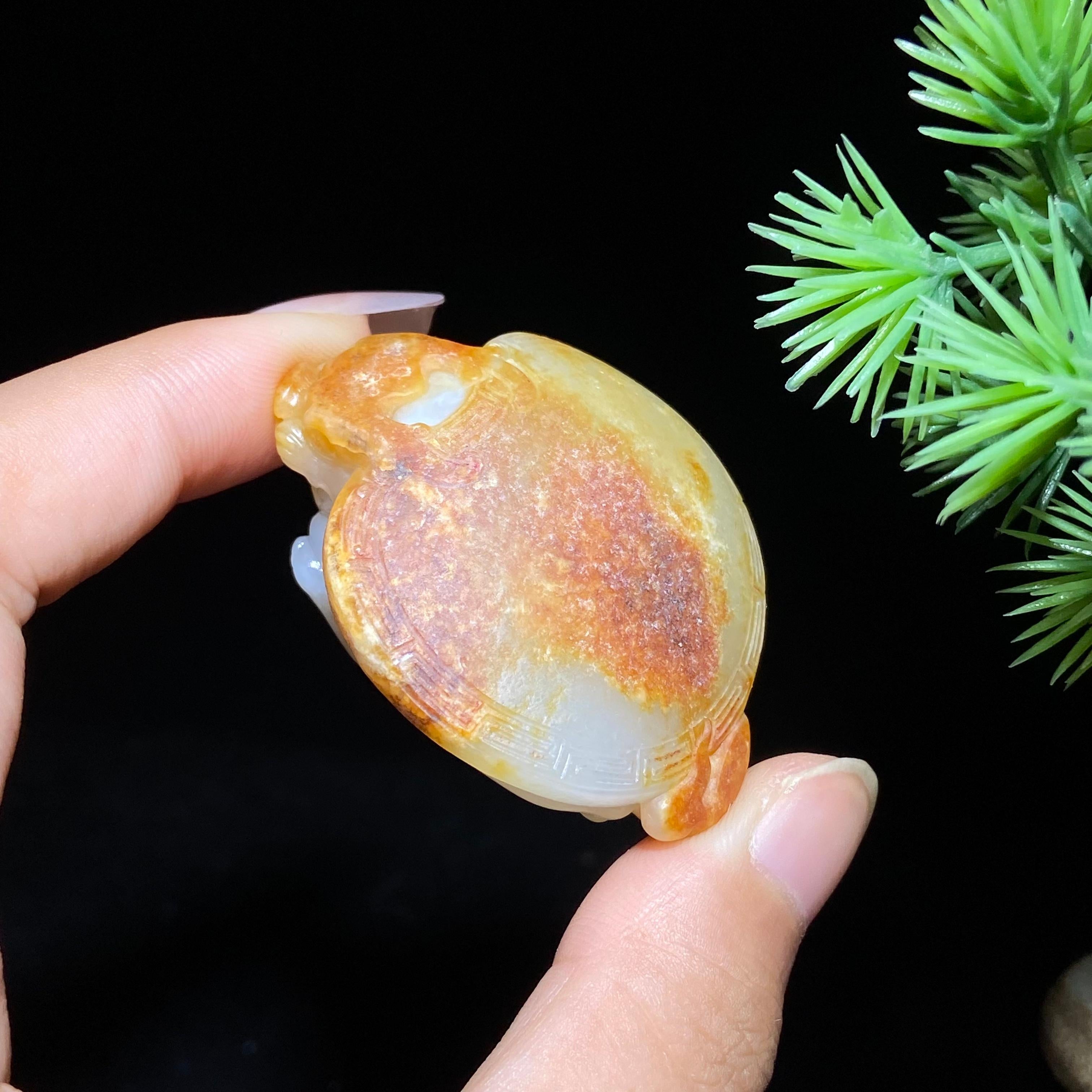 和田玉籽料龙龟（36.3g）