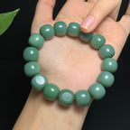 收藏级和田籽料沙枣老型珠手串（60.0g）