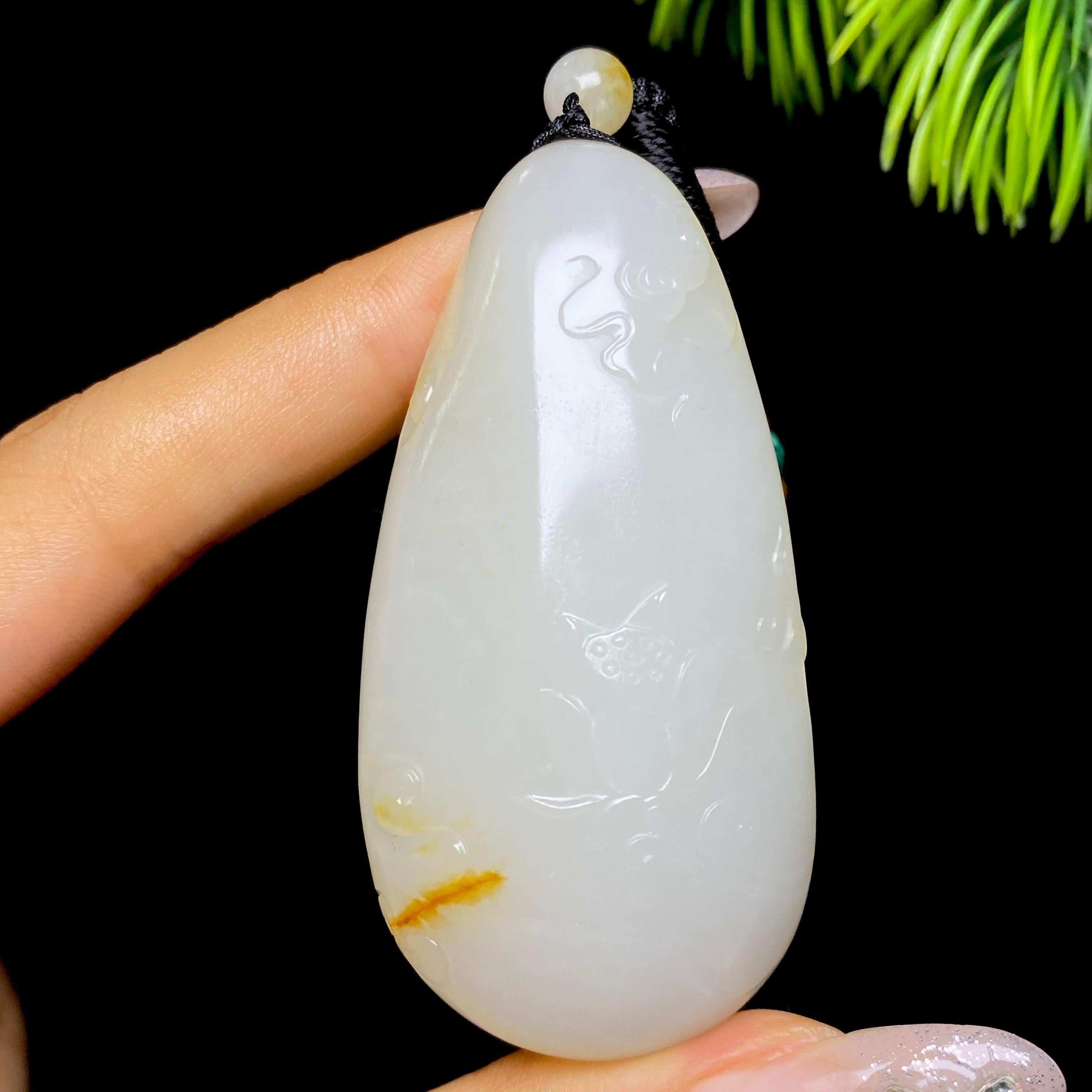和田玉籽料文殊菩萨（56.5g）