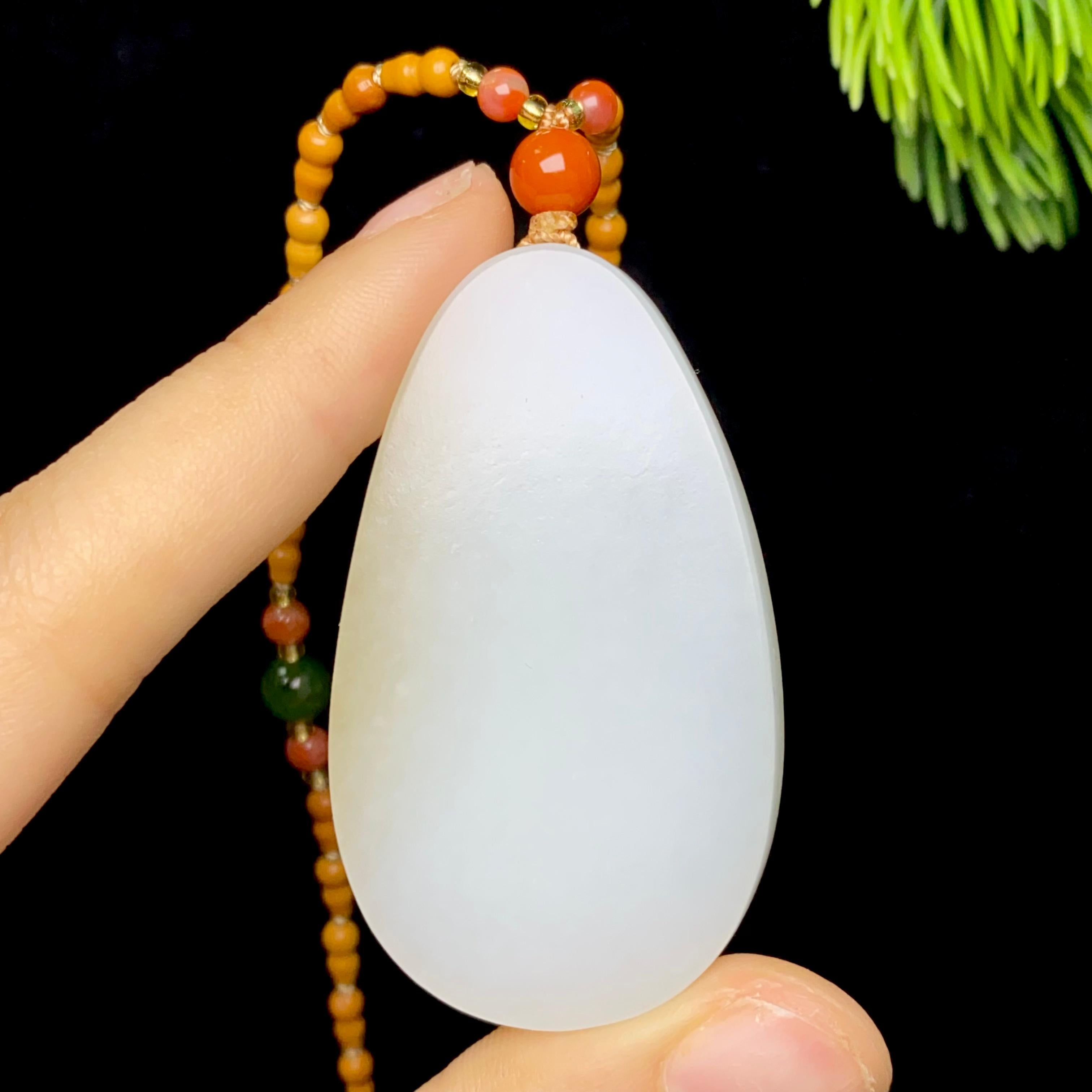 和田玉糖白佛公（25.1g）