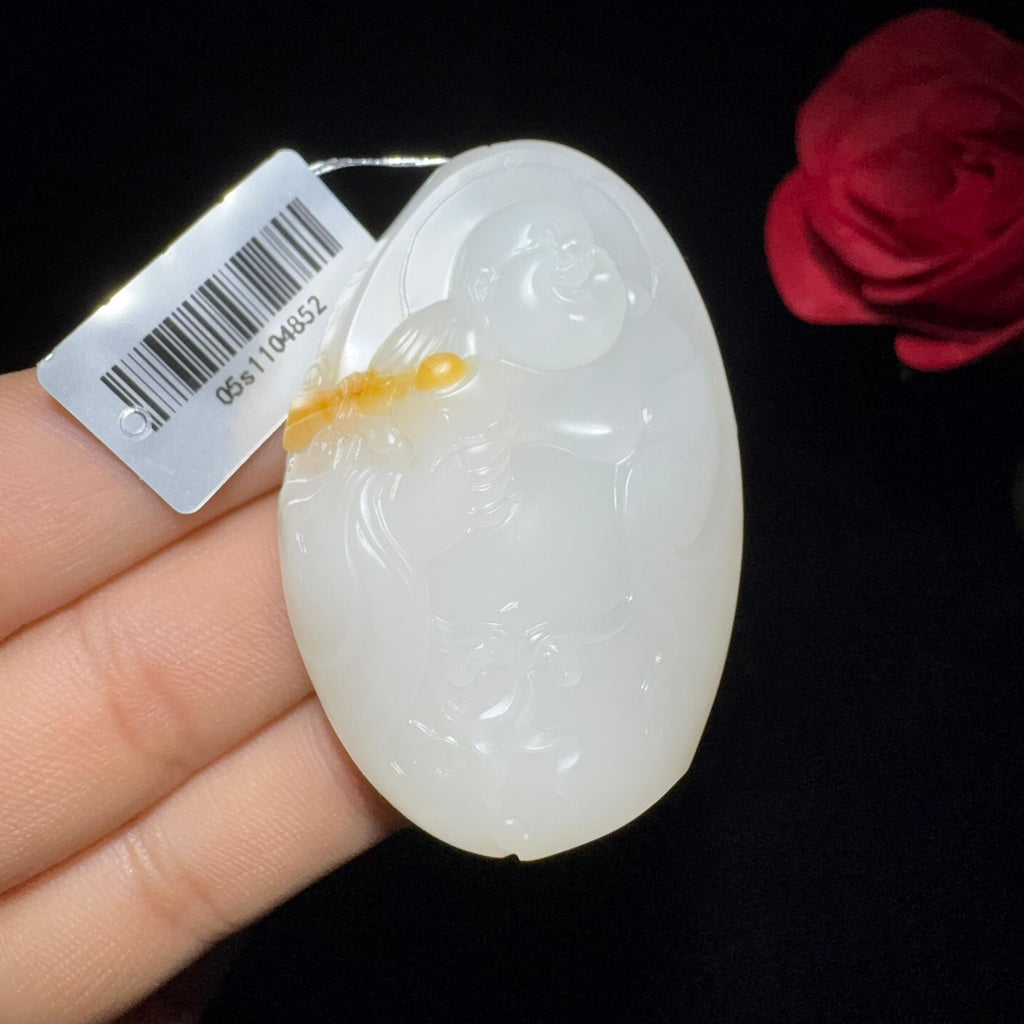 和田玉籽料佛公挂件（42.3g）
