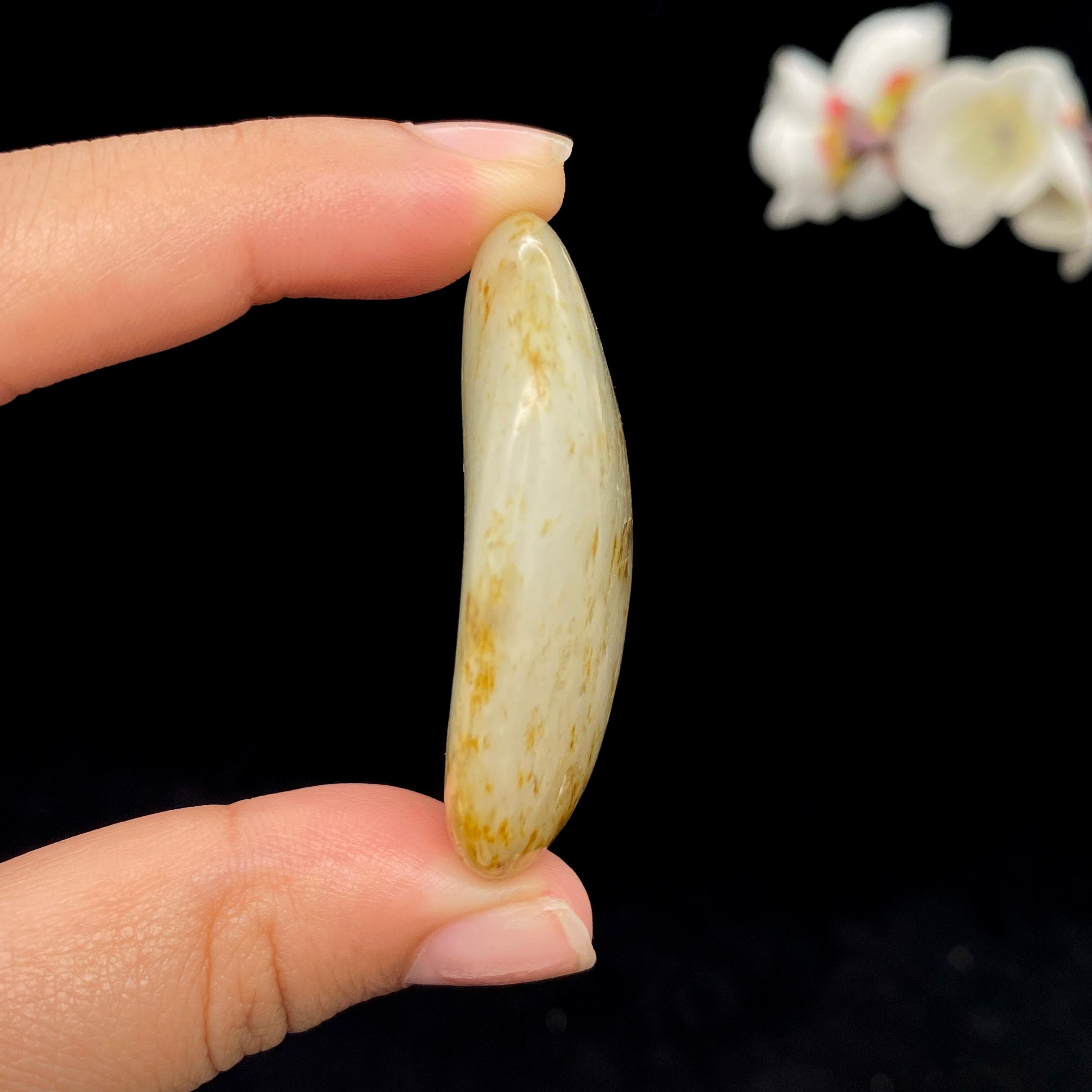和田玉洒金皮籽料挂件（26.2g）