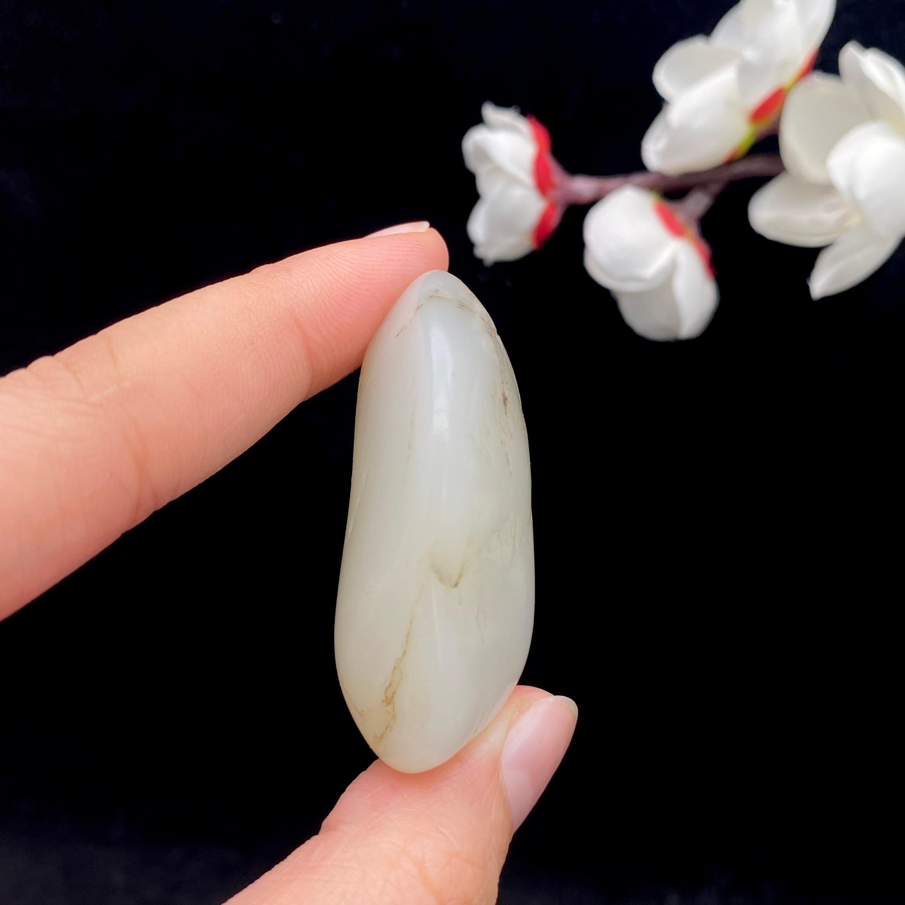 和田玉白玉籽料挂件（38.3g）