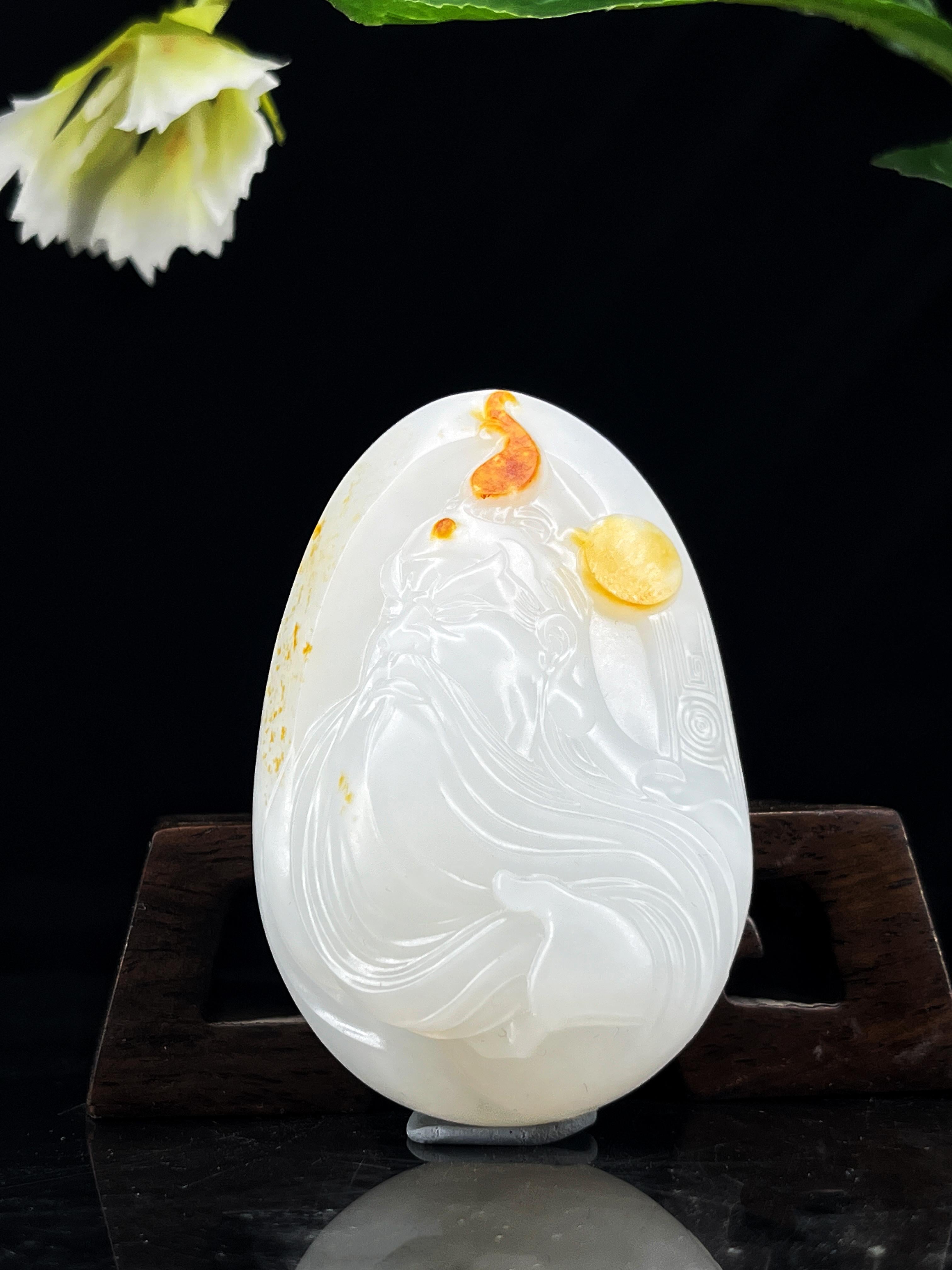 籽料关公挂件（112.3g）