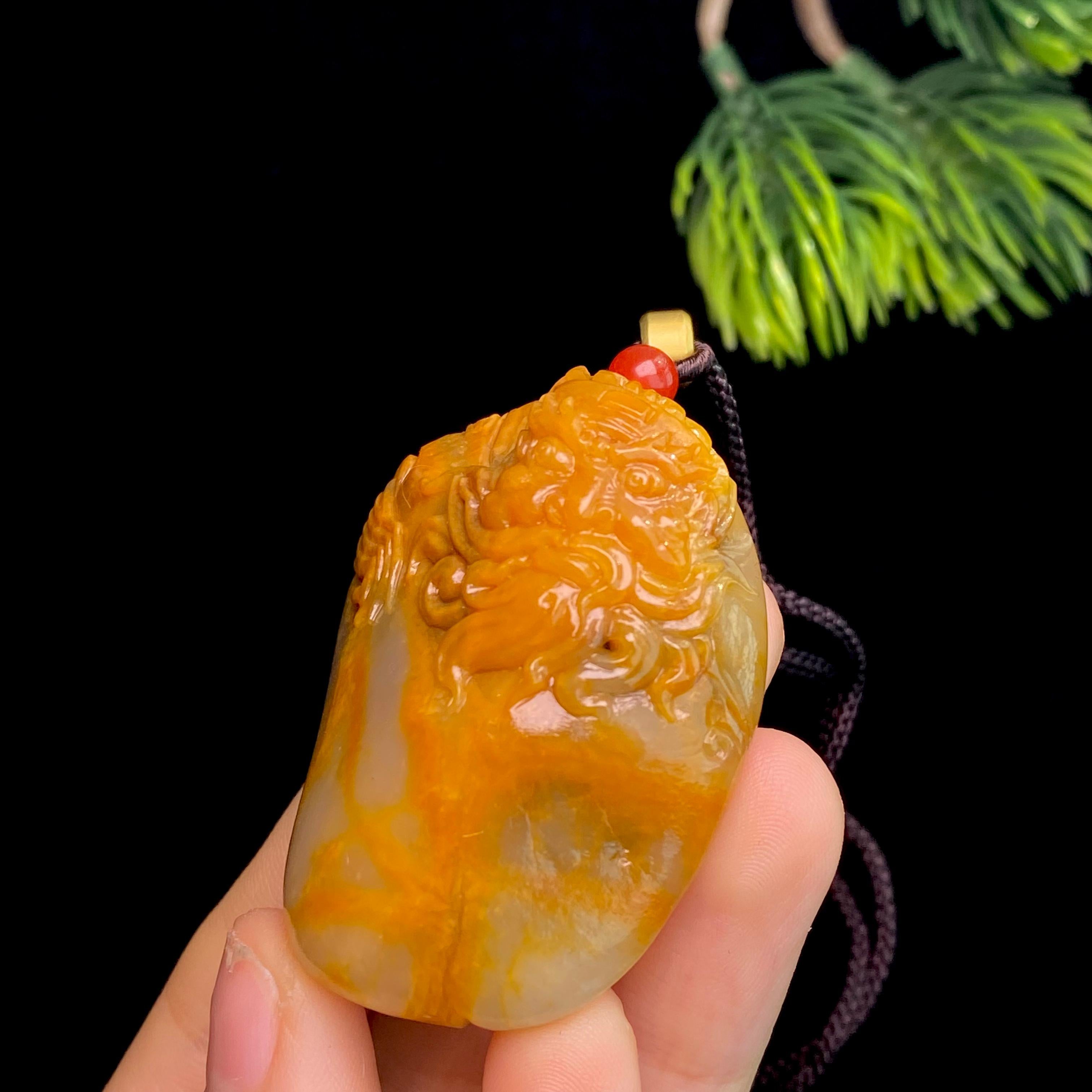 和田玉籽料钟馗（44.1g）