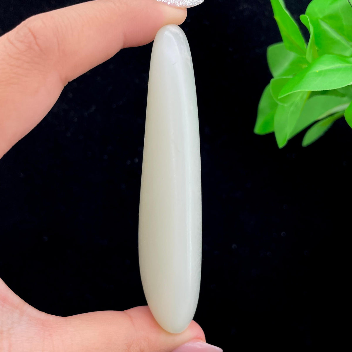 和田玉白玉籽料手把件（69.5g）