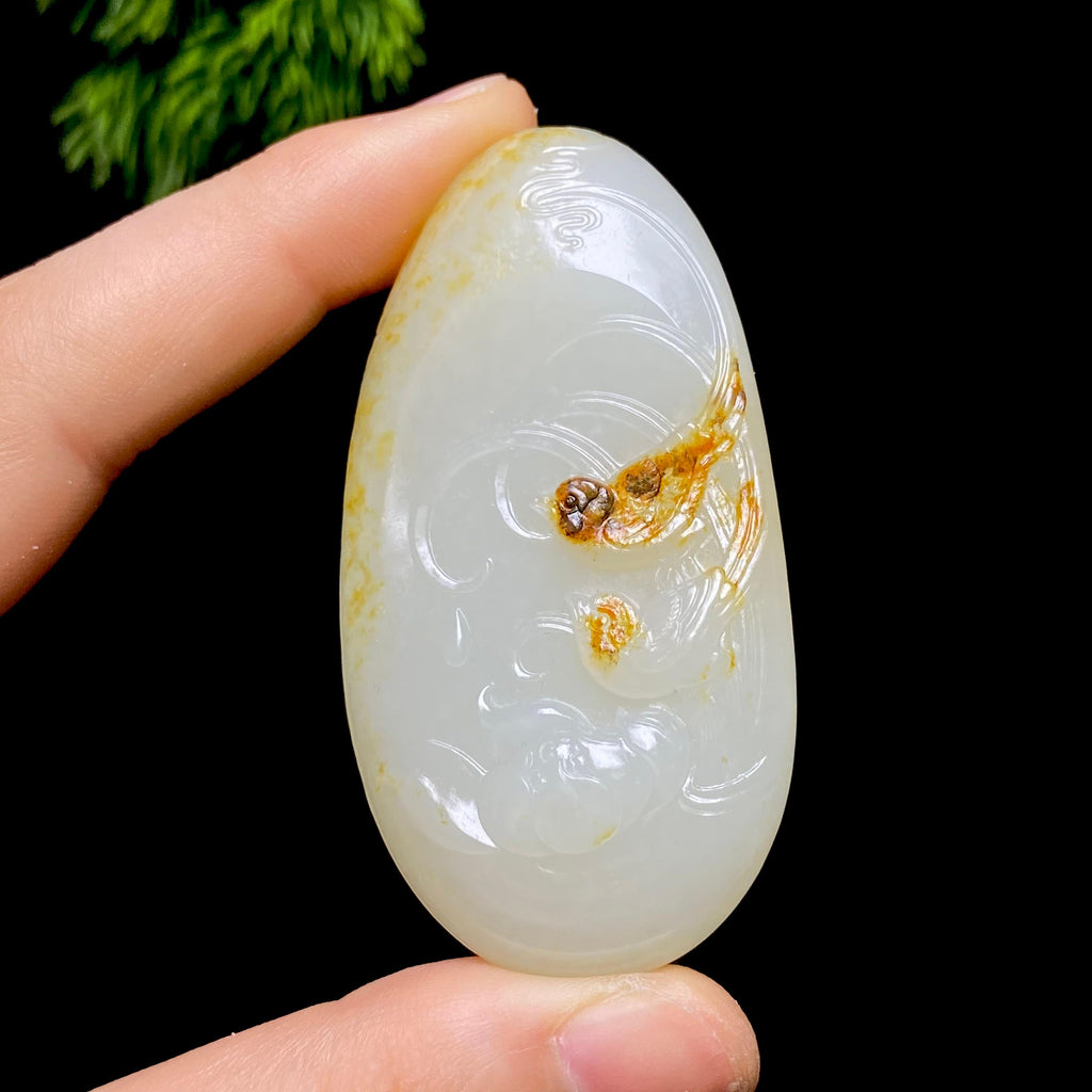 和田玉籽料喜事连连（56.2g）