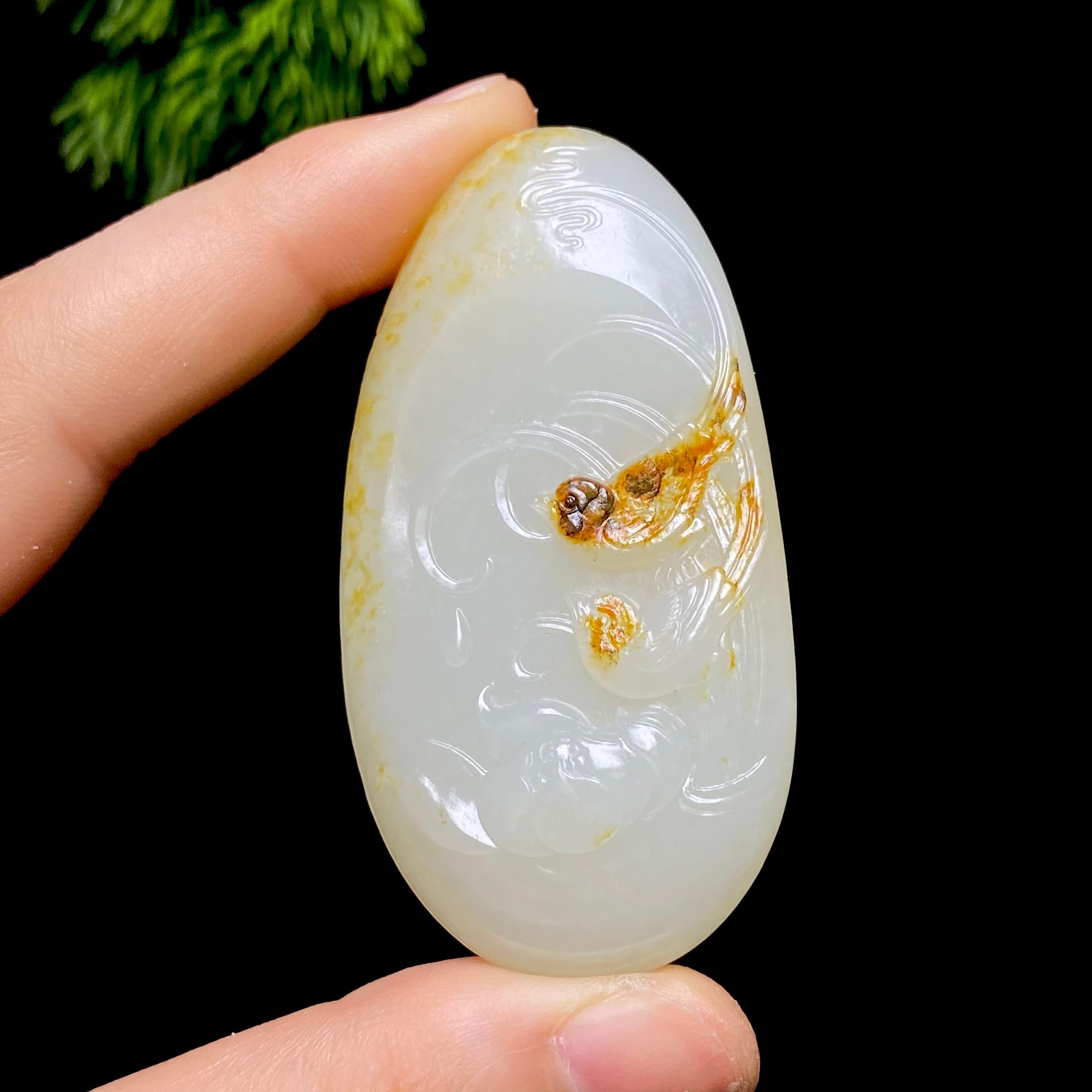 和田玉籽料喜事连连（56.2g）